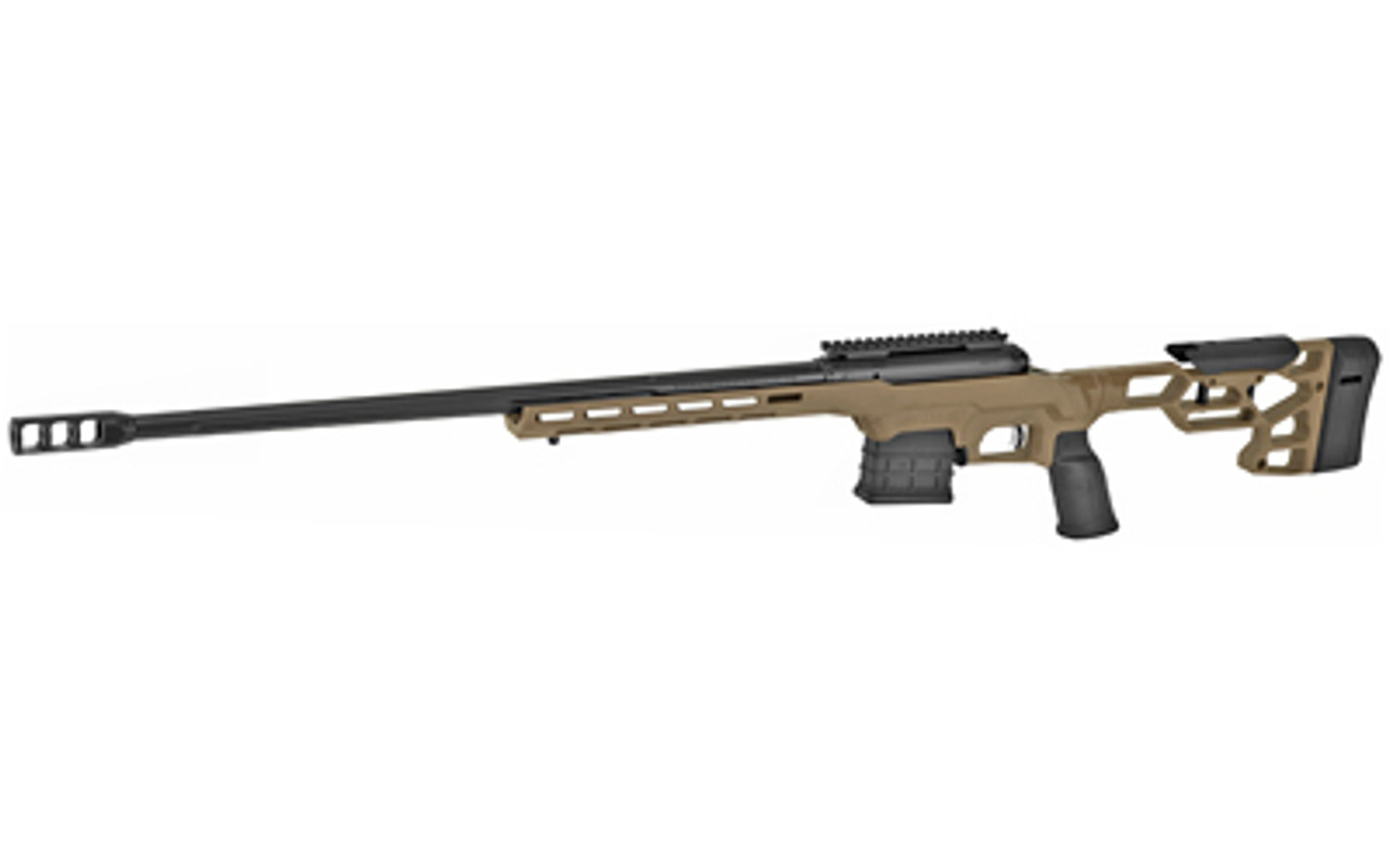 Savage 110 Precision, 6.5 Creedmoor, 24" Heavy Barrel, Flat Dark Earth, MDT LSS XL Chassis, 10Rd, Includes 1 AICS Magazine/ 20 MOA 1 Piece EGW Rail - Image 3