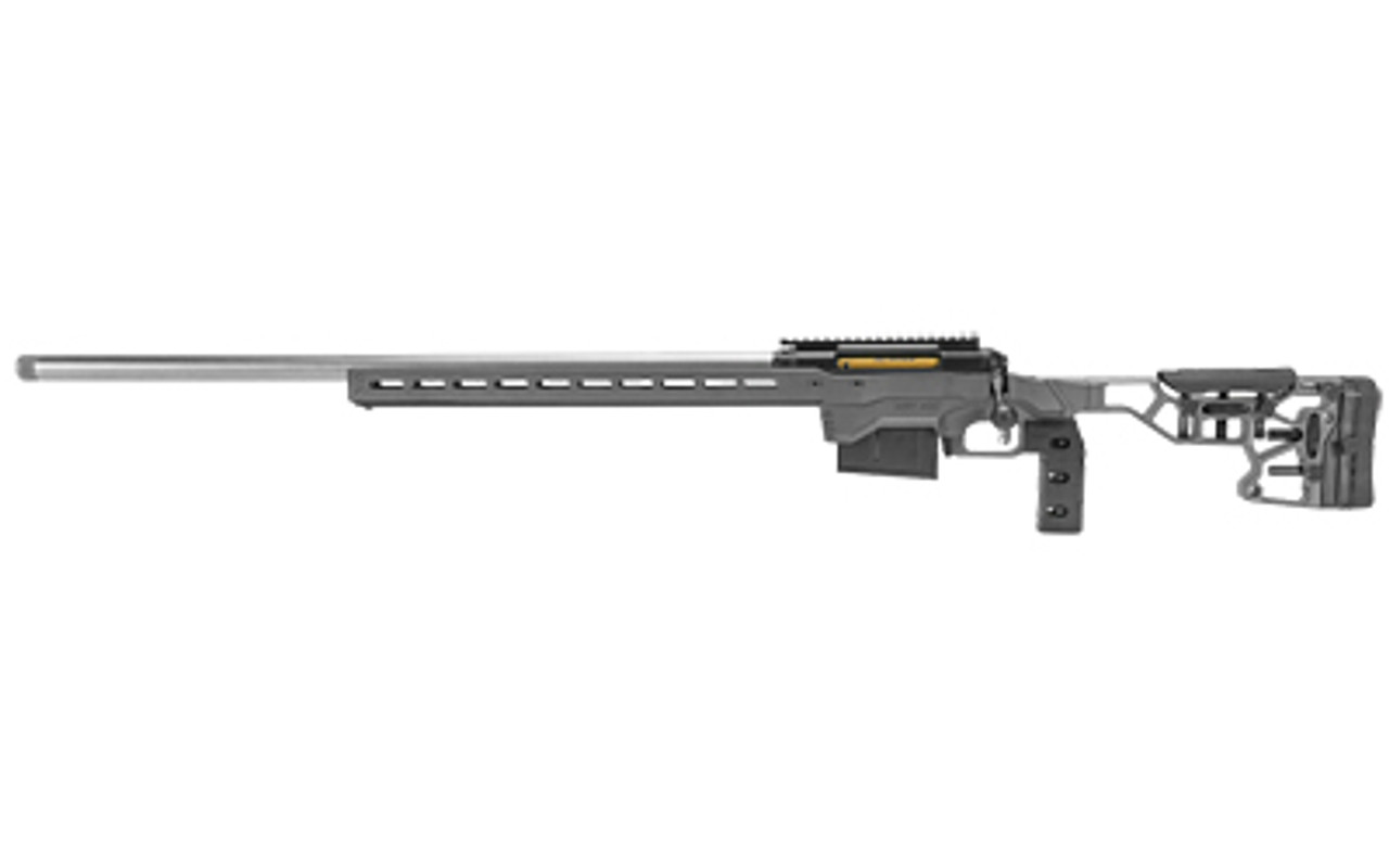 Savage 110 Elite Precision .338 Lapua Mag, 30" Barrel, MDT ACC Aluminum Chassis, Black/Gray, Left Hand, 5rd