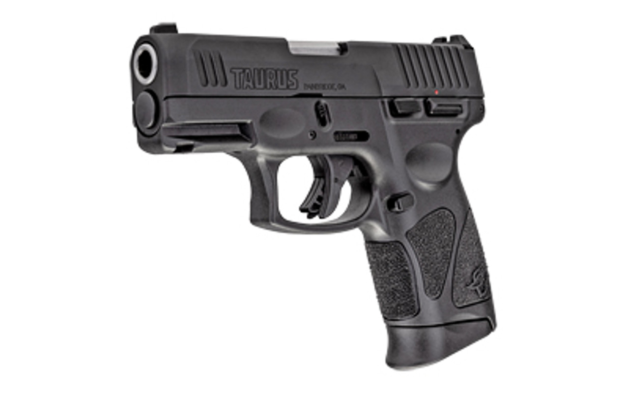 Taurus G3C Pistol, Striker Fired, Compact, 3.26" Barrel, Polymer Frame, Black Color, Fixed Front Sight With Drift Adjustable Rear Sight, 12Rd, 3 Magazines - Image 3