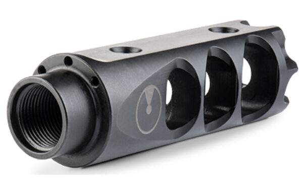 Ultradyne Mercury Brake, 5.56mm/223REM, Fits AR-15s with 1/2X28 Threads, Black, 3.1 oz., 416 Stainless Steel, Includes Shrouded Timing Nut - Image 2