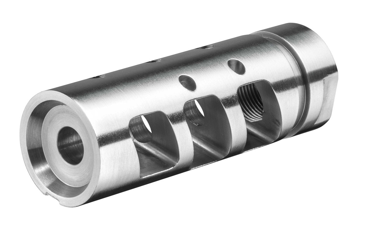 Rise Armament RA-701 223 Rem/5.56 NATO Compensator 1/2"-28 tpi Stainless Steel - Image 2