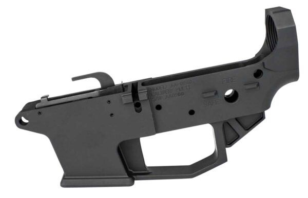 Angstadt Arms Lower Receiver AR-15 Platform 9mm, 7075 T6 Alum, Black Hardcoat Anodized, Accepts Glock Mags - Image 2