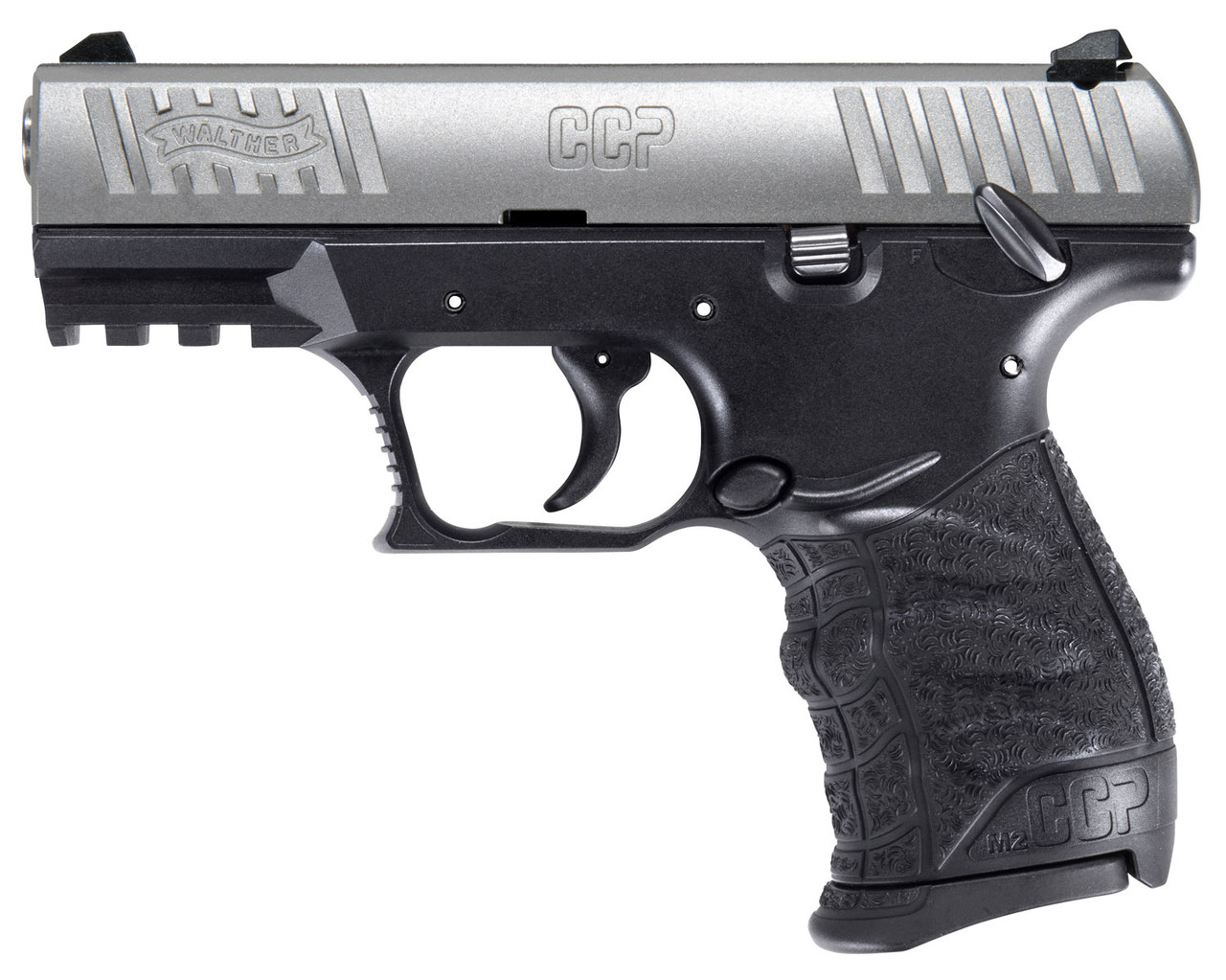 Walther CCP M2 .380 ACP, 3.54" Barrel, Black/Stainless, 8rd - Image 2