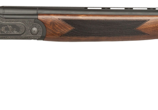 Dickinson Green Wing 12 Ga, 28" Barrel 3" Chamber, Engraved Black Metal, 2rd