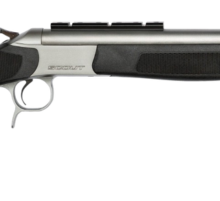CVA Scout 350 Legend, 20" Threaded Fluted Barrel, Stainless Finish, Synthetic Stock, 1rd