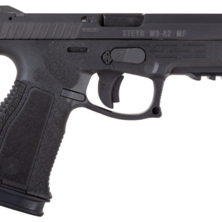 Steyr Arms M9-A2 MF 9mm 4" 17rd Black Polymer Frame Black Steel Slide Black Interchangeable Backstrap Grip