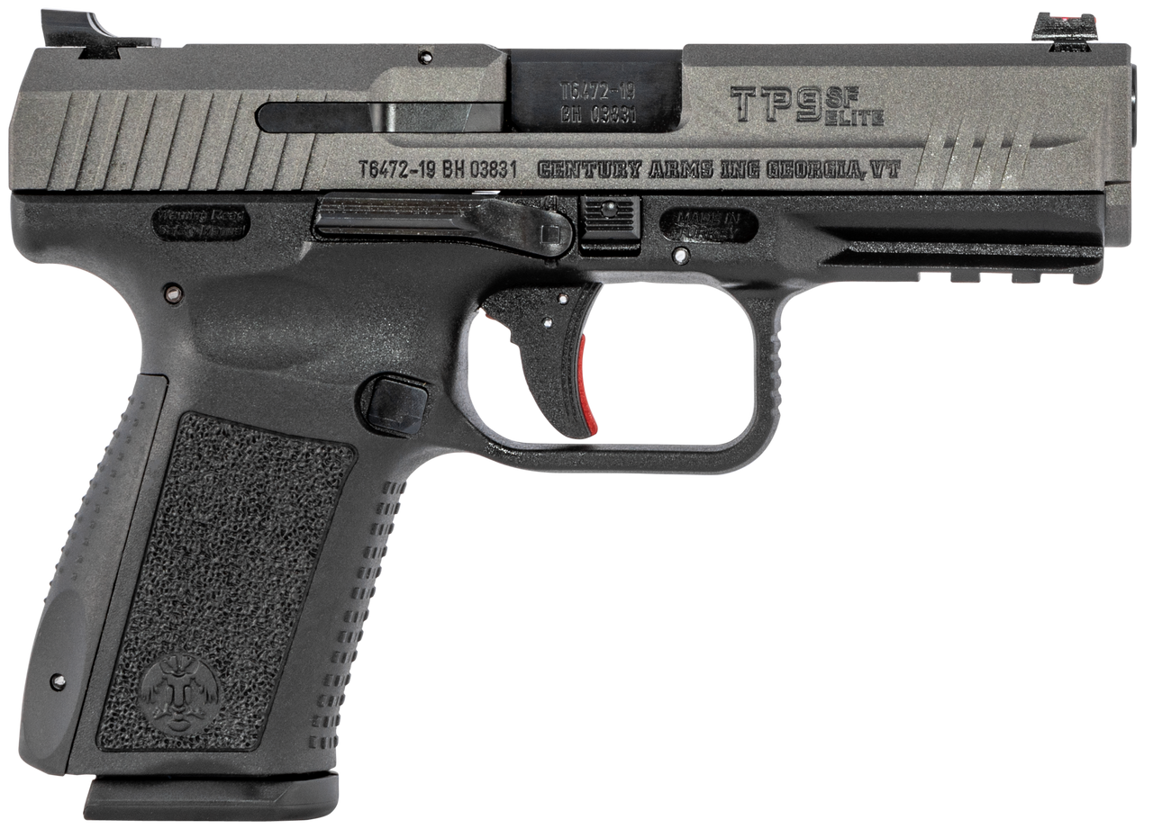 Canik TP9SF Elite, 9mm, 4.19" Match Bbl,Tungsten Finish, 2x15Rnd Mags