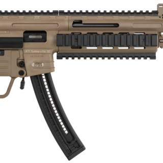 GSG GSG-16 22 LR, 16.25" Barrel, Tan Metal, Black Stock, 22rd