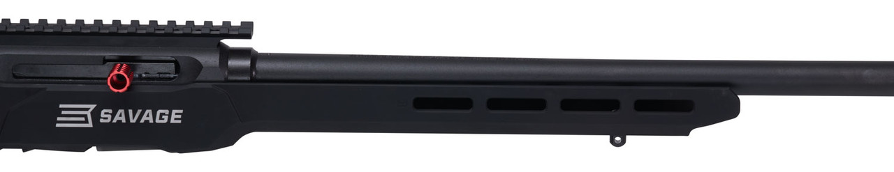 Savage A22 Precision .22 LR, 18" Heavy Threaded Barrel, MDT ACC Stock, Black, 10rd - Image 4