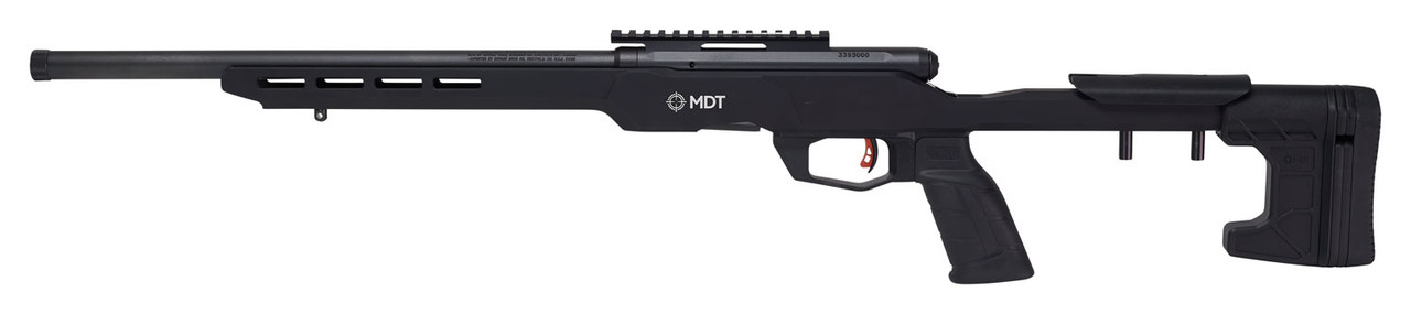 Savage B17 Precision 17HMR, 18" Heavy Barrel, Black, MDT Custom Chassis, 10Rd - Image 2