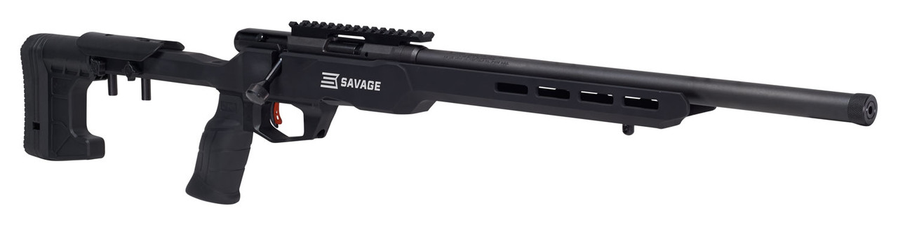 Savage B17 Precision 17HMR, 18" Heavy Barrel, Black, MDT Custom Chassis, 10Rd - Image 3