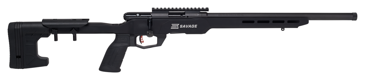 Savage B17 Precision 17HMR, 18" Heavy Barrel, Black, MDT Custom Chassis, 10Rd