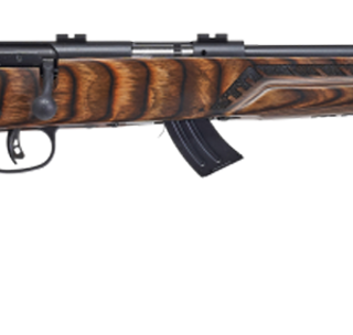 Savage Mark II 22LR, 18" Barrel, Brown Finish, Laminate Stock, 2 Pc Weaver Base, 10rd