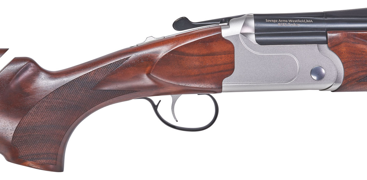 Stevens 555 Trap, 12 Ga, 30" Barrel, Semi-Gloss Turkish Walnut, Adjustable Comb, 1rd - Image 8