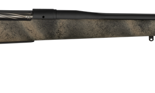 Bergara Premier Series Highlander Rifle .300 Win Mag, 24" Threaded Barrel, Omni Muzzle Brake, Tactical Gray, Grayboe Fiberglass Stock, TriggerTech Trigger, 3rd