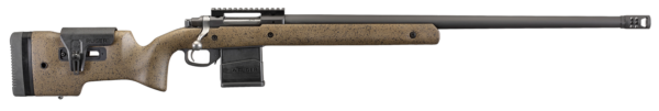 Ruger Hawkeye Long Range Target 308 Win, 26" Heavy Target Barrel, 5/8X24 Threads, Matte Black, Speckled Target Stock, 20 MOA Base, AI Style Mag, 10rd