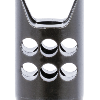 Ruger Hybrid Muzzle Brake 35 Caliber, Matte Black Steel