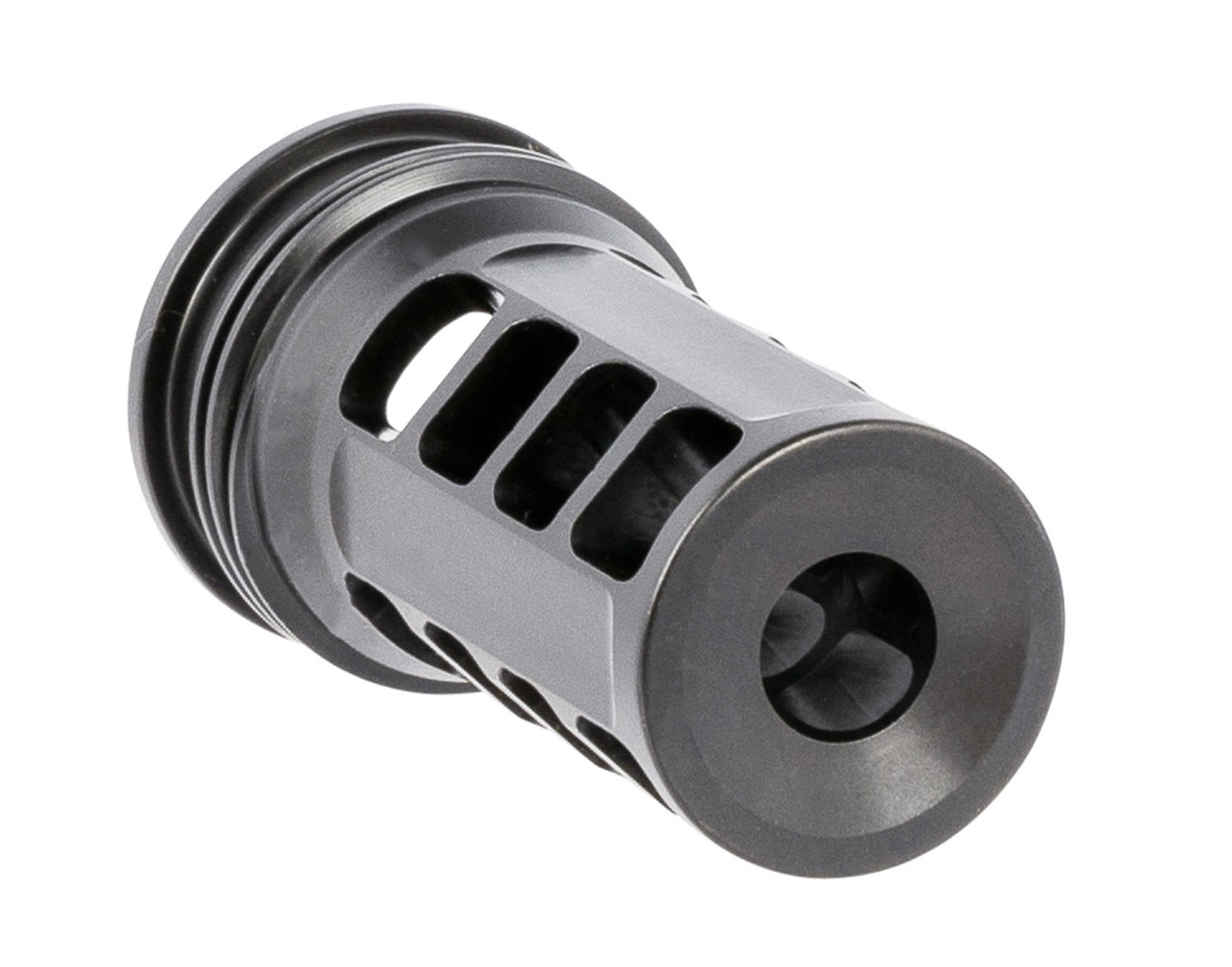 OSS QD 338 Muzzle Brake, 3/4"-24 tpi Black - Image 2