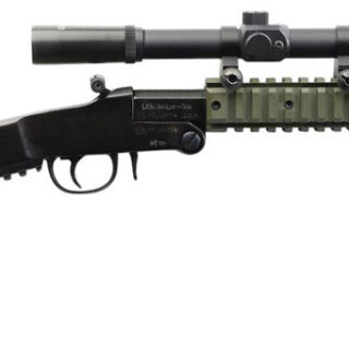 Chiappa Little Badger .22 LR, 16.5" Barrel, Wire Frame, Olive Drab Green, 4x20mm Scope, 1rd