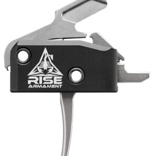 Rise Armament RA-434 High Performance AR-Platform Black/Silver Single-Stage Flat 3.50 lbs