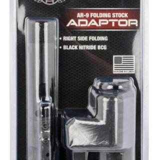 Dead Foot Modified Cycle System AR 9mm, Right Side Folding Stock Adaptor, Black Nitride, BCG