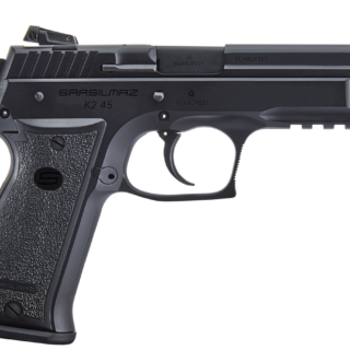 SAR K2 .45 ACP, 4.7" Barrel, 3-Dot Sights, Steel Frame, Black, 10rd