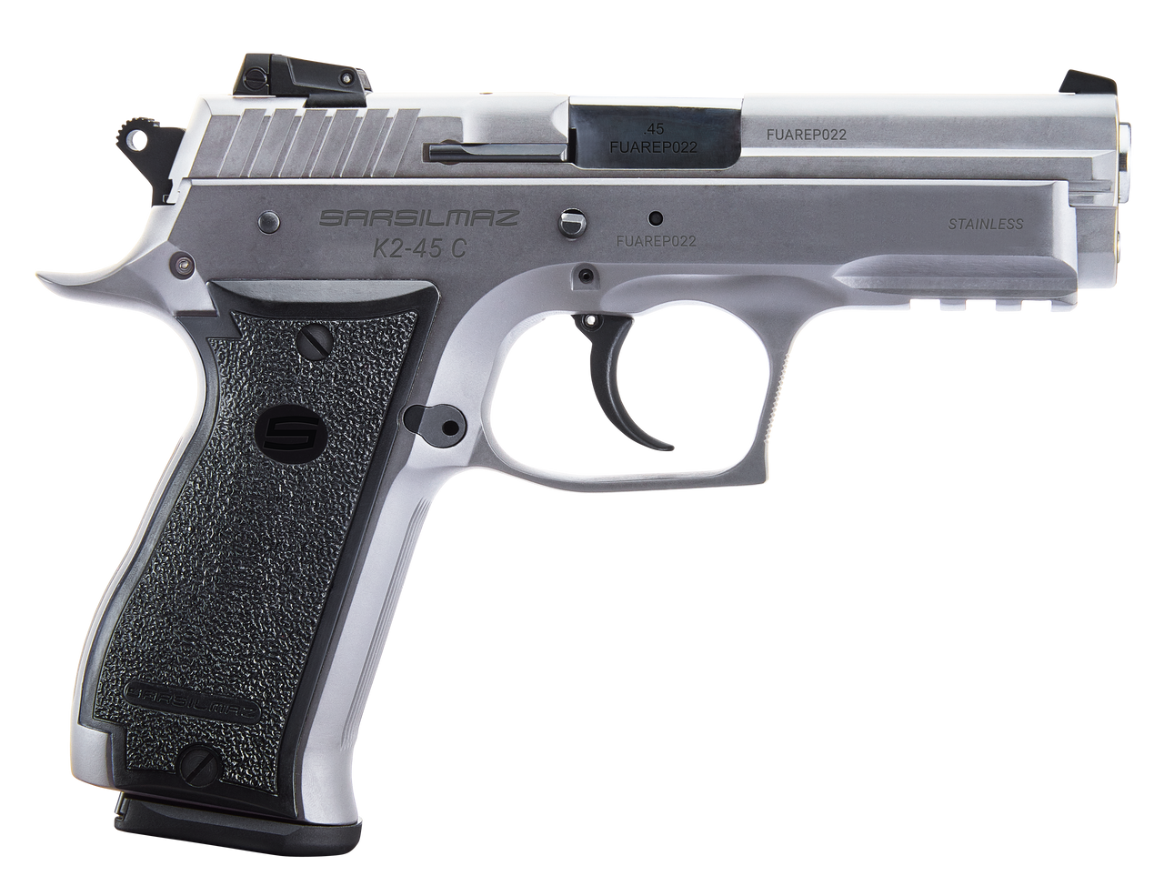 SAR USA K2 45C .45 ACP, 4.2" Barrel, Stainless Finish, 13rd - Image 2