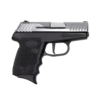 SCCY DVG-1 9mm, 3.1" Barrel, Fixed Sights, Black/SS, 10rd