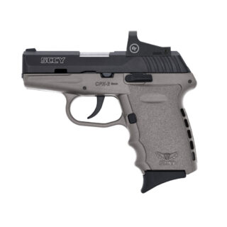 SCCY CPX-2 9mm, 3.1" Barrel, CTS-1500, Gray, NTS, 10rd