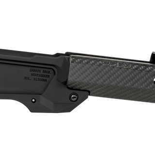 Sharps Bros. Heatseeker Chassis, Fits Howa 1500 Mini Action, Black, 14" Carbon Fiber Handguard