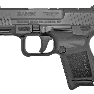 Canik TP9 Elite SC Blackout Edition 9mm, 3.6" Barrel, Polymer, Black, Micro Red-Dot Base, Holster, Back Straps, 1x12rd, 1x15rd