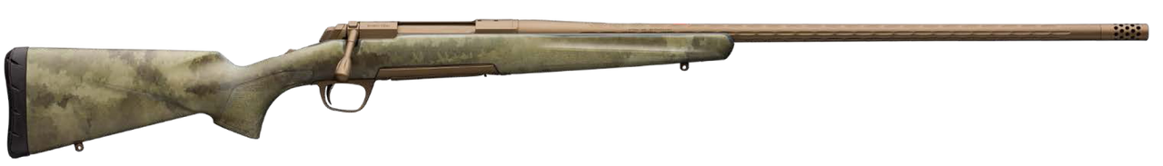 Browning X-Bolt Hells Canyon Long Range 6.5 PRC, 26" Barrel, Burnt Bronze Cerakote, A-TACS AU Camo Fixed Hard Core Fiber-Fusion Stock, 3rd