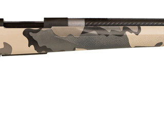 Howa M1500 HS Precision 6.5 Creedmoor, 24" Threaded Carbon Fiber Barrel, Black Metal Finish & KUIU Visa 2.0 Fixed HS Precision Stock, 5rd