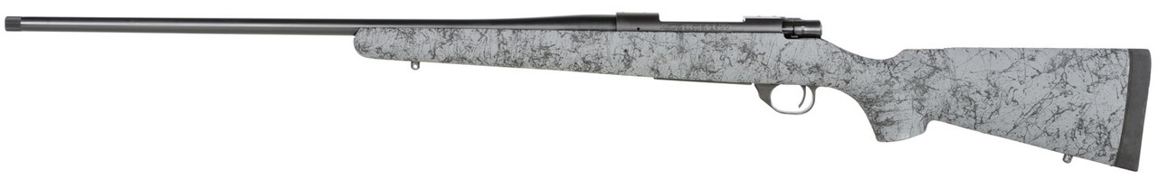 Howa M1500 HS Precision 300 PRC, 24" Threaded Barrel, Black Metal Finish & Gray Black Webbed Fixed HS Precision Stock, 4rd - Image 2