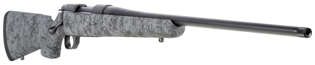 Howa M1500 HS Precision 300 PRC, 24" Threaded Barrel, Black Metal Finish & Gray Black Webbed Fixed HS Precision Stock, 4rd - Image 3