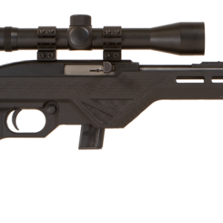 Citadel Traker Semi-Auto 22 LR, 18" Barrel, Black, Mountmaster 4x32mm Scope, 10rd