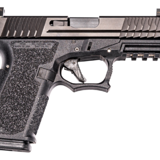 Polymer80 PFC9 Compact 9mm 4.02", NS Black Aggressive Textured Black Polymer Grip, 15 rd