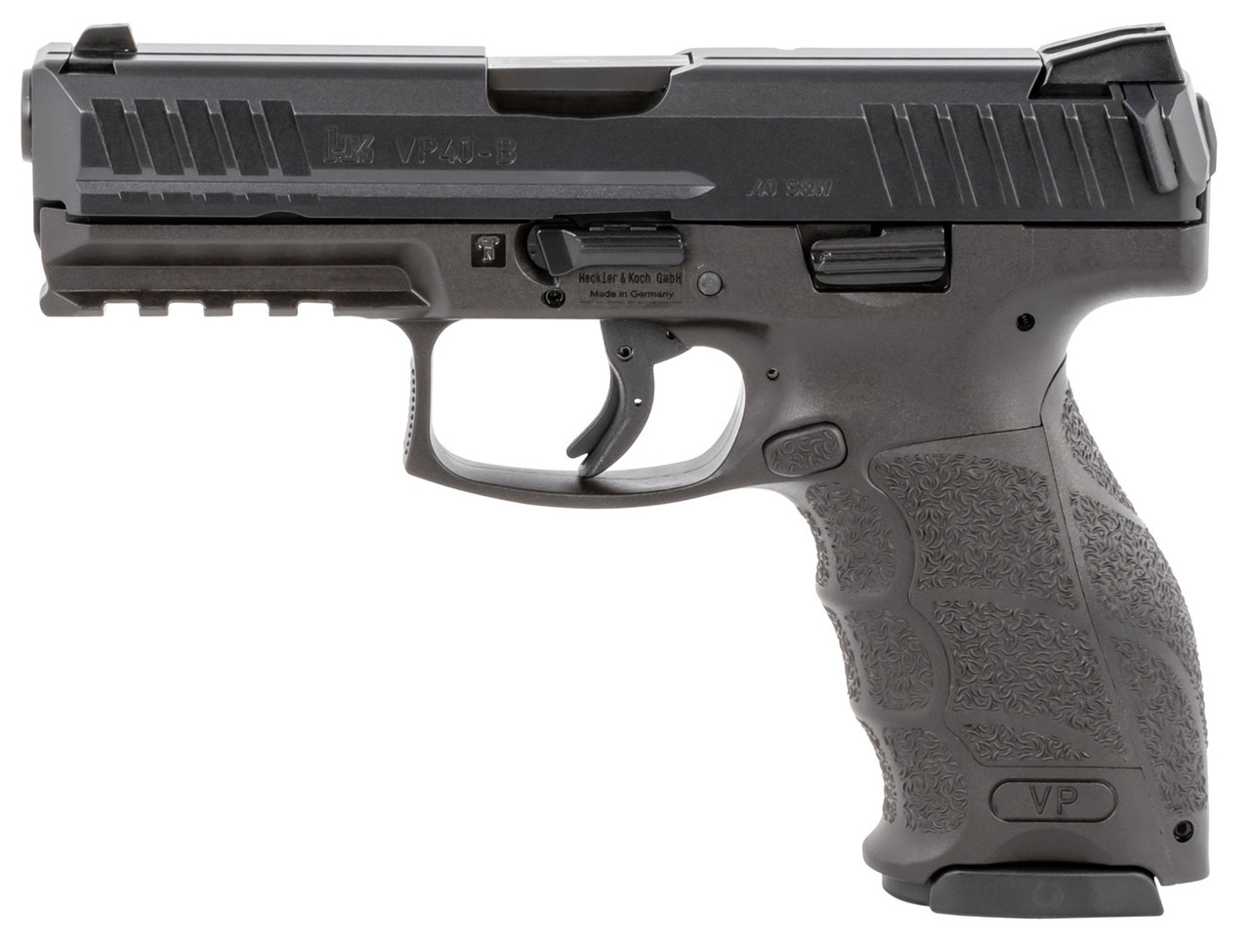 HK VP40-B .40 S&W, 4" Barrel, Polymer Frame Pistol, Black, 3 Dot Sights, 10rd - Image 2