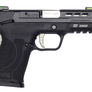 Smith & Wesson Performance Center Shield EZ, 9mm, 3.8" Ported Barrel, Hi-Viz Litewave H3 Tritium/Lightpipe Sights