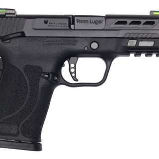 Smith & Wesson Performance Center Shield EZ Compact, 9mm, 3.8" Ported Barrel, Thumb Safety, Hi-Viz Litewave H3 Tritium/Lightpipe Sights