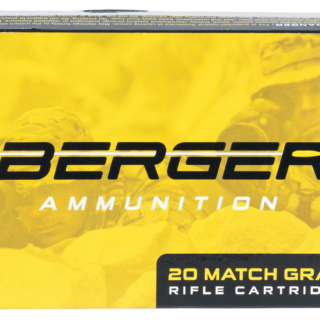 Berger Bullets 6.5 Creedmoor, 130gr, Hybrid Open Tip Match, 20Bx/10Cs
