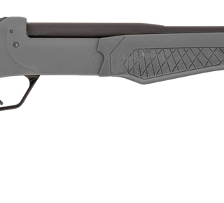 Rossi Tuffy Single Shot 410 Ga with 18.50" Barrel, 3" Chamber, Matte Black Metal Finish & Gray Fixed Thumbhole with Shell Holder Stock, 1rd