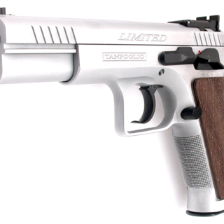 Tanfoglio Defiant Limited Pro 40 S&W, 4.80" Barrel, Serrated, Brown Polymer Grip, 14rd
