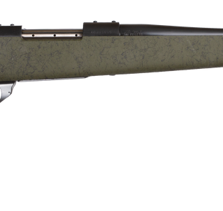 Weatherby Vanguard Camilla Wilderness 243 Win,, 20" Barrel, Black Metal Finish & Black Webbed Green Fixed Monte Carlo with High Comb Stock, 5rd