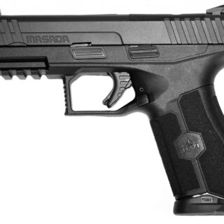 IWI Masada OR 9mm, 4.6" Barrel, 3-Dot Sights, Black, 17rd