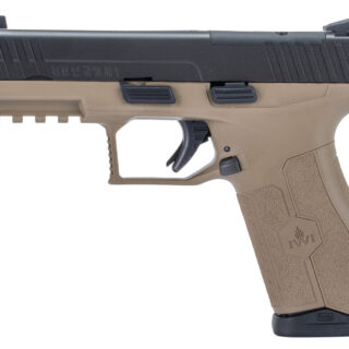 IWI Masada OR 9mm, 4.6" Threaded Barrel, 3-Dot Sights, Flat Dark Earth, 17rd