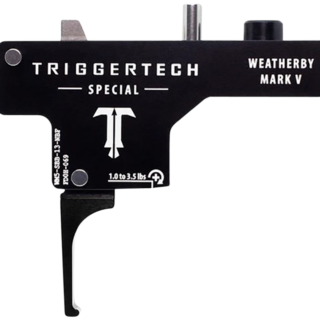 TriggerTech Special Weatherby Mark V Black PVD Single-Stage Flat 1-3.50 lbs