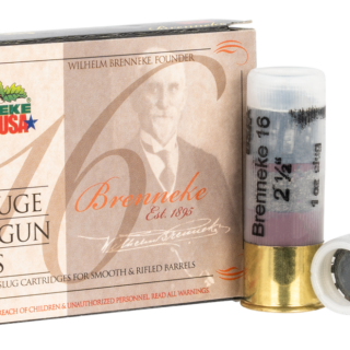 Brenneke 16 Ga, 2.50", 1 oz, 1350 fps, Slug Shot, 5Bx/50Cs