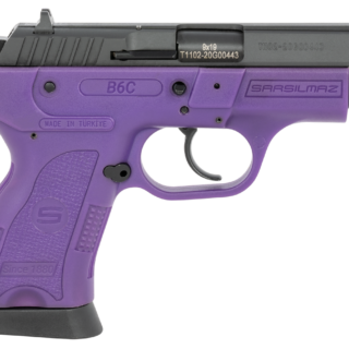 SAR USA B6C 9mm, 3.80" Barrel, Violet Finish, Serrated Black Slide, 13rd