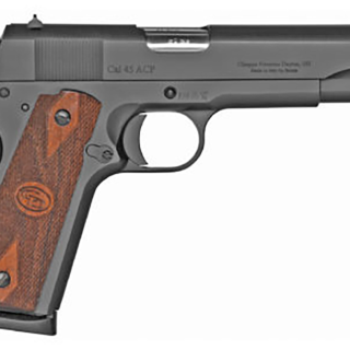 Charles Daly 1911 Field Grade .45 ACP, 5" Barrel, Black, Walnut Grips, 8rd